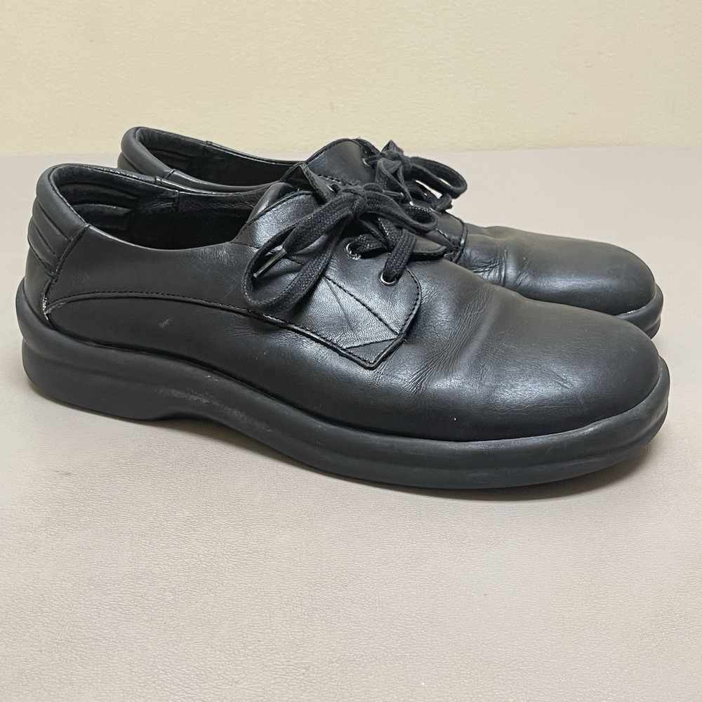 Footprints by BIRKENSTOCK Oxfords‎ Women EU 40 US 9-9.5 Black Leather Shoes Lace